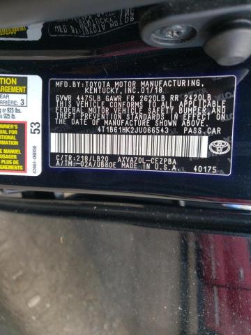 Photo 9 VIN: 4T1B61HK2JU066543 - TOYOTA CAMRY XSE 