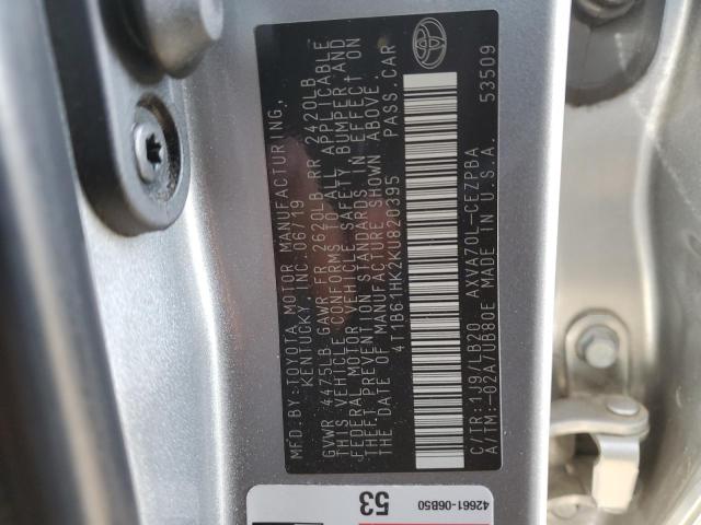 Photo 11 VIN: 4T1B61HK2KU820395 - TOYOTA CAMRY XSE 