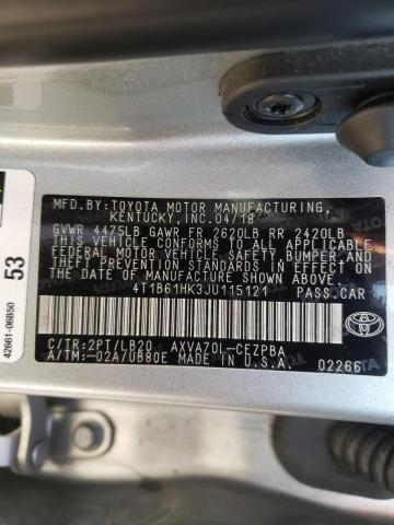 Photo 9 VIN: 4T1B61HK3JU115121 - TOYOTA CAMRY XSE 