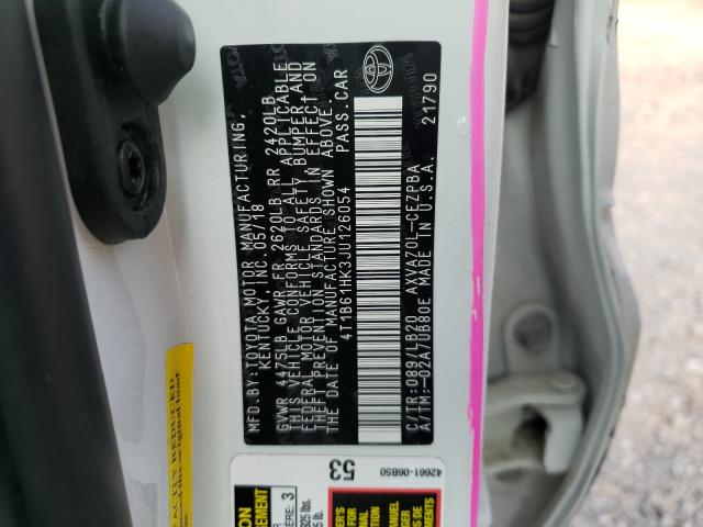 Photo 9 VIN: 4T1B61HK3JU126054 - TOYOTA CAMRY XSE 