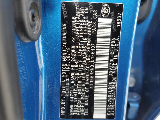 Photo 11 VIN: 4T1B61HK3JU156137 - TOYOTA CAMRY XSE 