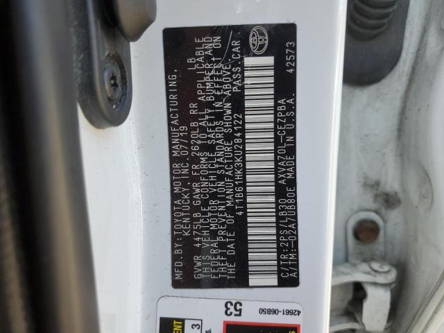 Photo 11 VIN: 4T1B61HK3KU284122 - TOYOTA CAMRY XSE 