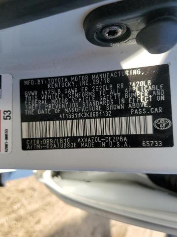 Photo 11 VIN: 4T1B61HK3KU691132 - TOYOTA CAMRY 