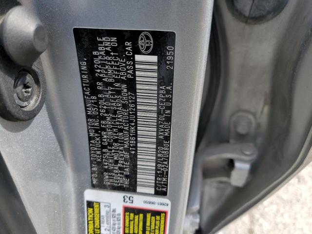 Photo 11 VIN: 4T1B61HK4JU126127 - TOYOTA CAMRY XSE 