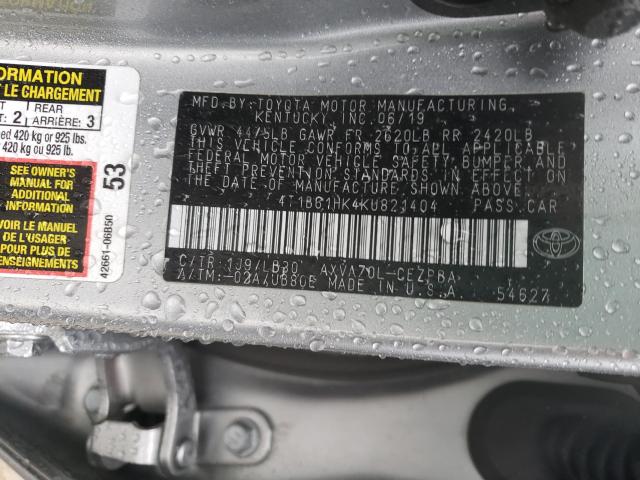 Photo 9 VIN: 4T1B61HK4KU821404 - TOYOTA CAMRY 