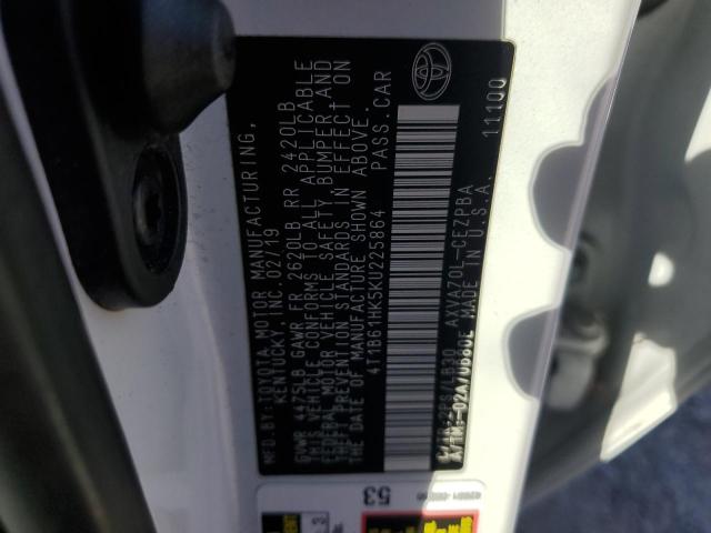 Photo 12 VIN: 4T1B61HK5KU225864 - TOYOTA CAMRY XSE 