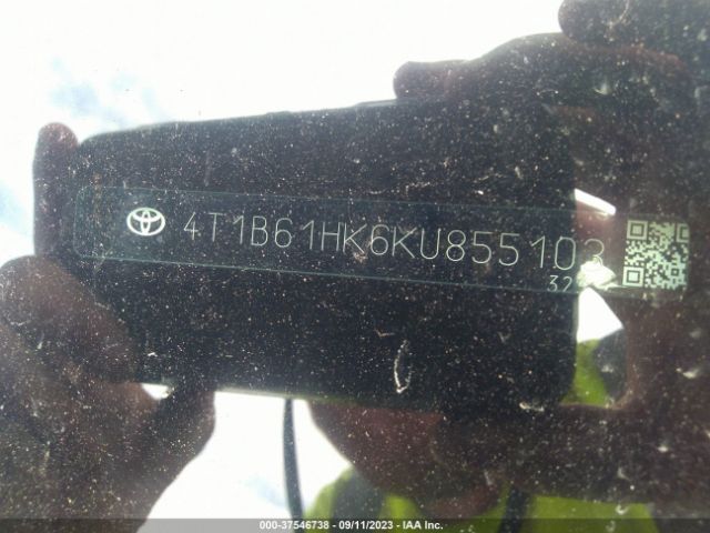 Photo 8 VIN: 4T1B61HK6KU855103 - TOYOTA CAMRY 