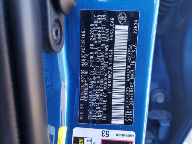 Photo 9 VIN: 4T1B61HK7JU159624 - TOYOTA CAMRY XSE 