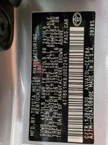 Photo 12 VIN: 4T1B61HK8JU022451 - TOYOTA CAMRY XSE 