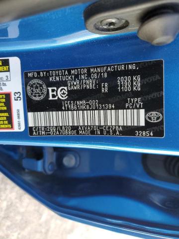 Photo 11 VIN: 4T1B61HK8JU131394 - TOYOTA CAMRY 