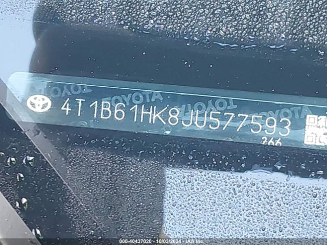 Photo 8 VIN: 4T1B61HK8JU577593 - TOYOTA CAMRY 