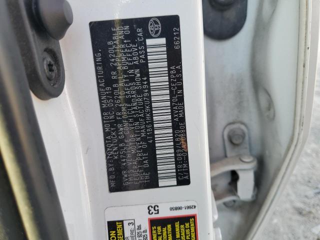 Photo 11 VIN: 4T1B61HK9KU794944 - TOYOTA CAMRY XSE 