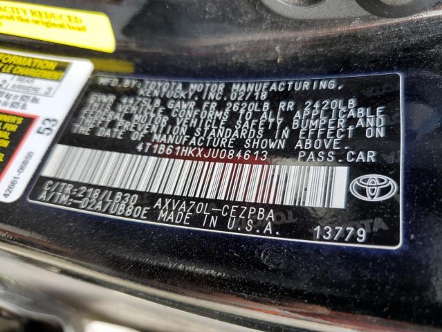 Photo 11 VIN: 4T1B61HKXJU084613 - TOYOTA CAMRY 