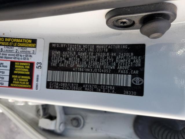 Photo 11 VIN: 4T1B61HKXJU104052 - TOYOTA CAMRY XSE 