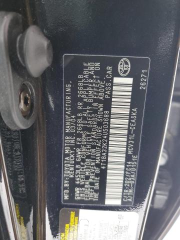 Photo 11 VIN: 4T1BA32K24U503688 - TOYOTA CAMRY SE 