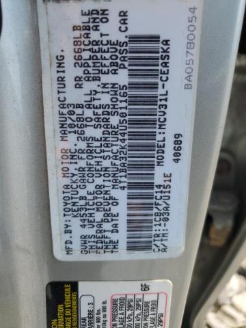 Photo 11 VIN: 4T1BA32K44U501165 - TOYOTA CAMRY SE 