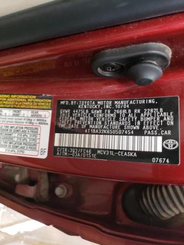 Photo 9 VIN: 4T1BA32K65U507454 - TOYOTA CAMRY SE 