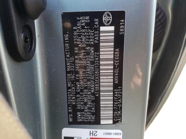 Photo 9 VIN: 4T1BB3EK0BU132472 - TOYOTA CAMRY HYBR 