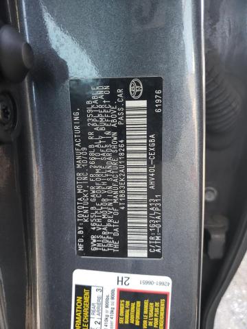 Photo 11 VIN: 4T1BB3EK2AU118264 - TOYOTA CAMRY HYBR 