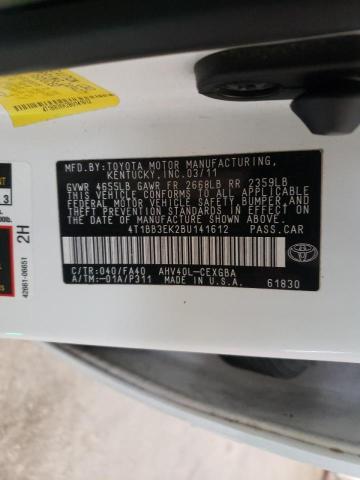 Photo 11 VIN: 4T1BB3EK2BU141612 - TOYOTA CAMRY HYBR 