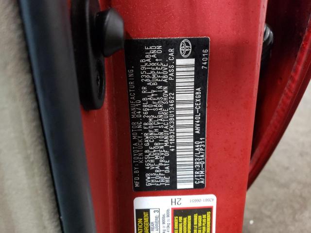 Photo 11 VIN: 4T1BB3EK3BU134622 - TOYOTA CAMRY HYBR 