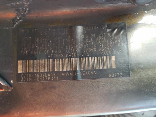 Photo 9 VIN: 4T1BB3EK4BU127291 - TOYOTA CAMRY 