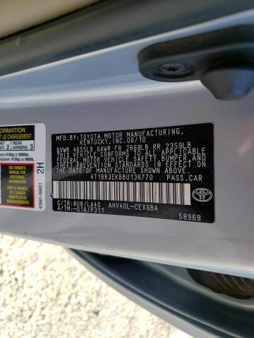 Photo 11 VIN: 4T1BB3EK6BU136770 - TOYOTA CAMRY HYBR 