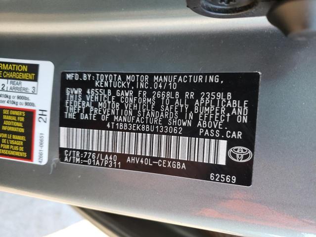 Photo 9 VIN: 4T1BB3EK8BU133062 - TOYOTA CAMRY HYBR 