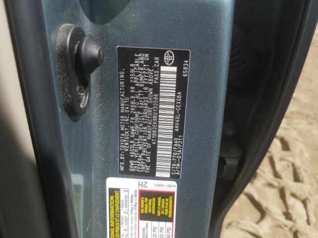 Photo 9 VIN: 4T1BB3EK9BU133586 - TOYOTA CAMRY HYBR 