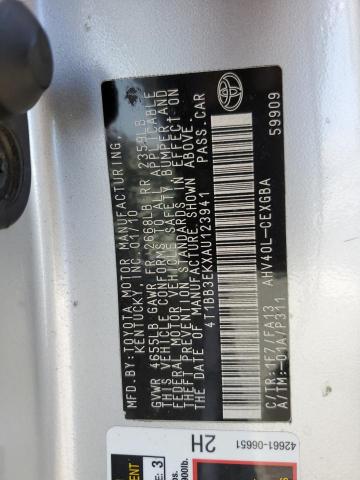 Photo 11 VIN: 4T1BB3EKXAU123941 - TOYOTA CAMRY HYBR 