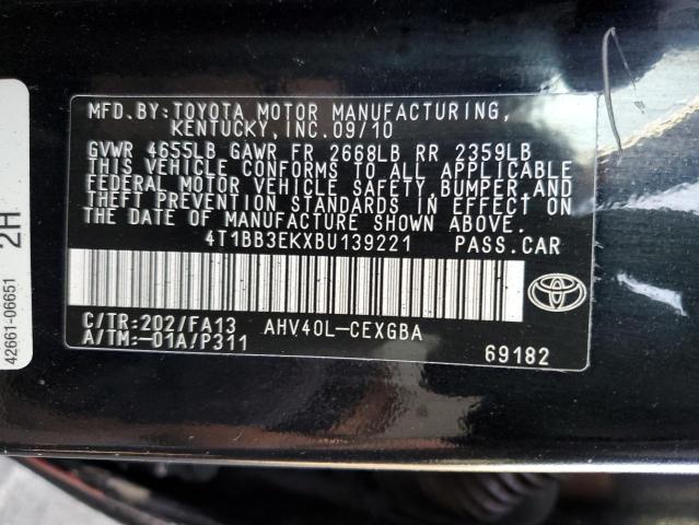 Photo 9 VIN: 4T1BB3EKXBU139221 - TOYOTA CAMRY HYBR 