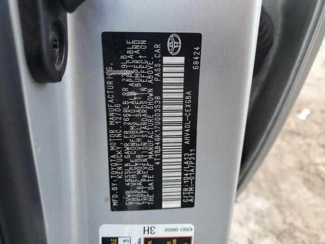 Photo 11 VIN: 4T1BB46K17U003538 - TOYOTA CAMRY HYBR 