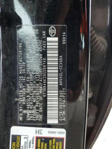 Photo 11 VIN: 4T1BB46K29U088148 - TOYOTA CAMRY HYBR 