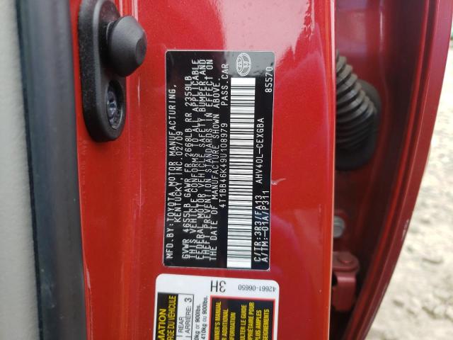 Photo 9 VIN: 4T1BB46K49U108979 - TOYOTA CAMRY HYBR 