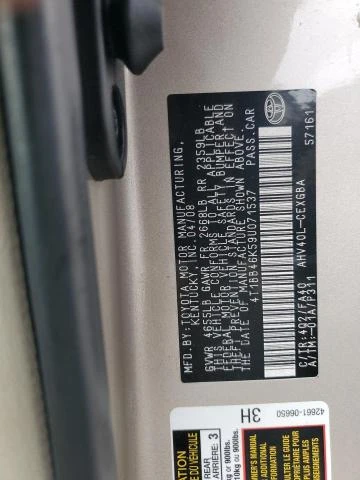 Photo 12 VIN: 4T1BB46K59U071537 - TOYOTA CAMRY HYBR 