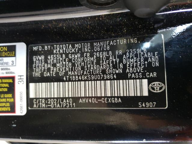 Photo 11 VIN: 4T1BB46K59U079864 - TOYOTA CAMRY HYBR 