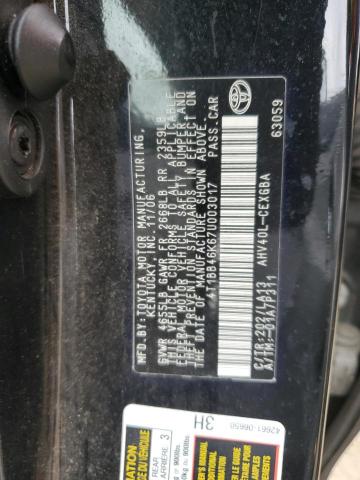 Photo 12 VIN: 4T1BB46K67U003017 - TOYOTA CAMRY HYBR 