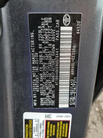 Photo 12 VIN: 4T1BB46K69U076441 - TOYOTA CAMRY HYBR 