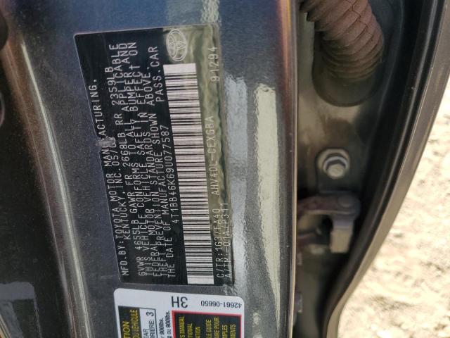 Photo 11 VIN: 4T1BB46K69U077587 - TOYOTA CAMRY HYBR 