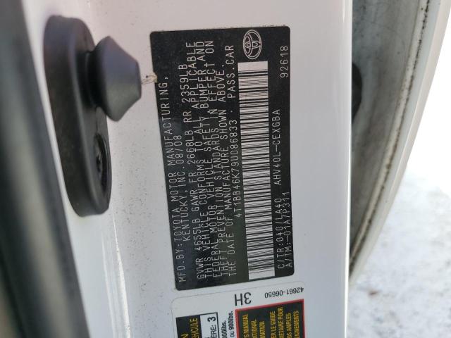 Photo 12 VIN: 4T1BB46K79U086833 - TOYOTA CAMRY HYBR 