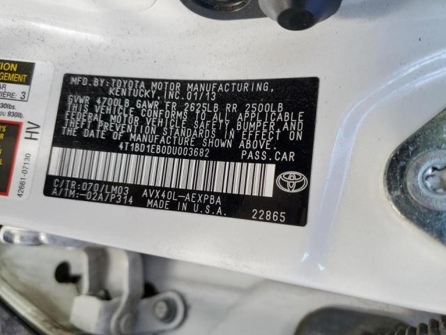 Photo 11 VIN: 4T1BD1EB0DU003682 - TOYOTA AVALON HYB 