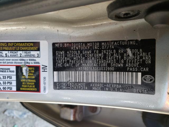 Photo 9 VIN: 4T1BD1EB0EU032990 - TOYOTA AVALON HYB 