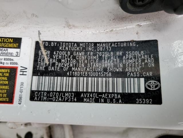 Photo 11 VIN: 4T1BD1EB1DU015758 - TOYOTA AVALON HYB 