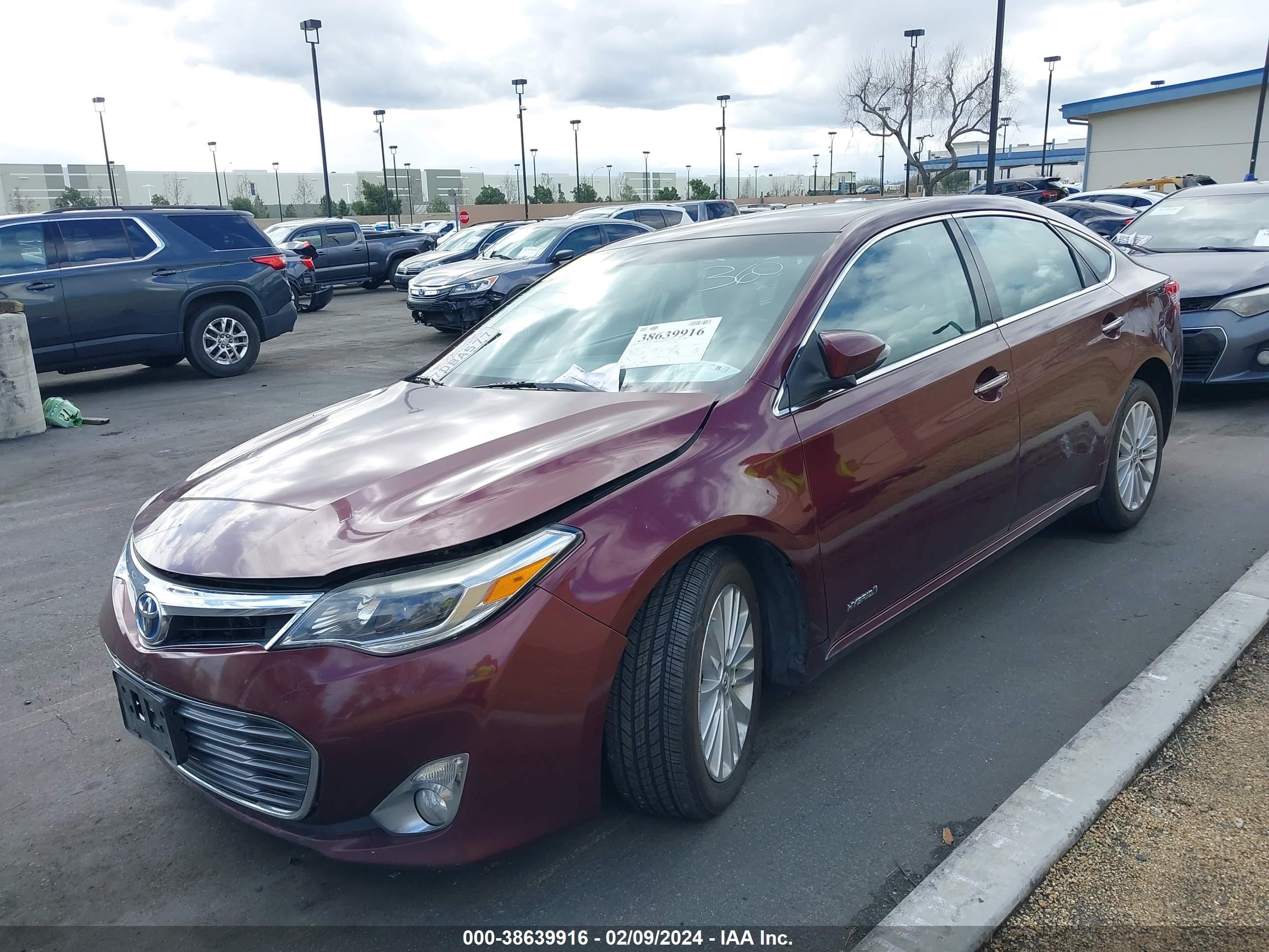 Photo 1 VIN: 4T1BD1EB1DU016893 - TOYOTA AVALON 