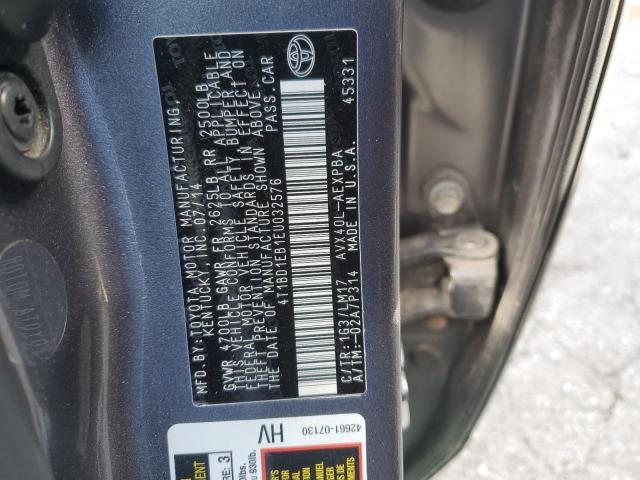 Photo 12 VIN: 4T1BD1EB1EU032576 - TOYOTA AVALON HYB 