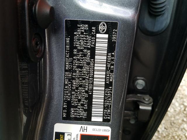 Photo 9 VIN: 4T1BD1EB1GU050854 - TOYOTA AVALON HYB 