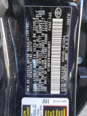 Photo 12 VIN: 4T1BD1EB1HU058681 - TOYOTA AVALON HYB 