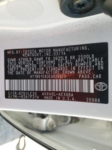 Photo 9 VIN: 4T1BD1EB3EU026973 - TOYOTA AVALON HYB 