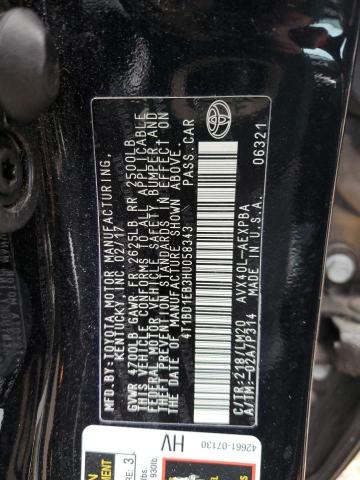 Photo 11 VIN: 4T1BD1EB3HU058343 - TOYOTA AVALON HYB 