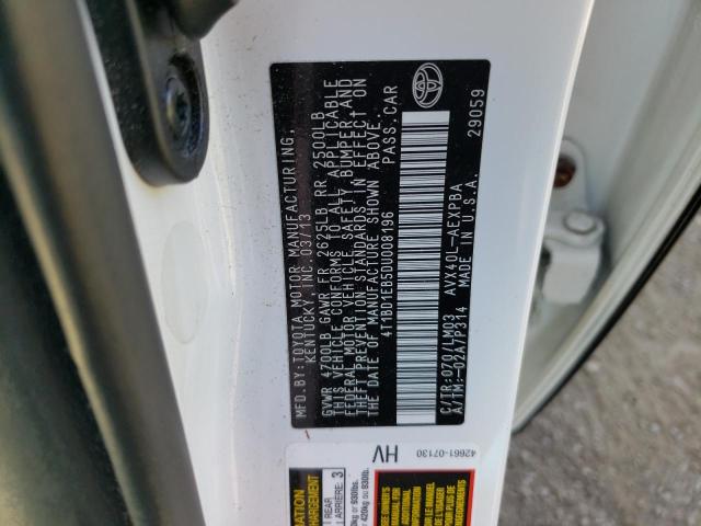 Photo 11 VIN: 4T1BD1EB5DU008196 - TOYOTA AVALON HYB 